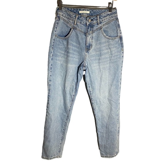 𝅺pacsun Mom Jean High Waisted Light Wash Jeans Size 26 - Picture 1 of 8